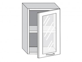 1.50.3 Шкаф настенный (h=720) на 500мм с 1-ой стекл. дверцей в Стрежевом - strezhevoj.magazinmebel.ru | фото