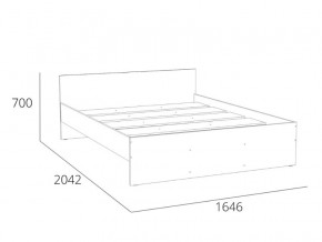 Кровать 1600 НМ 011.53 Симпл Белый Фасадный в Стрежевом - strezhevoj.magazinmebel.ru | фото - изображение 4