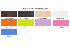 Кровать чердак Малыш 70х160 Белое дерево, Голубой в Стрежевом - strezhevoj.magazinmebel.ru | фото - изображение 2