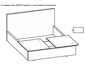 Кровать Феодосия норма 180 с механизмом подъема и дном ЛДСП в Стрежевом - strezhevoj.magazinmebel.ru | фото - изображение 5