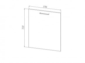 П 60 Комплект для посудомоечной машины 600 мм (цоколь + фасад) ЛДСП в Стрежевом - strezhevoj.magazinmebel.ru | фото