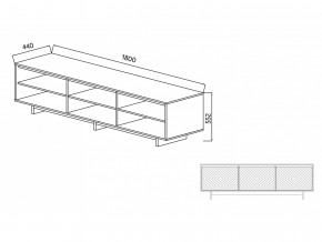 Тумба для ТВА Moderno-1800 Ф4 в Стрежевом - strezhevoj.magazinmebel.ru | фото - изображение 4