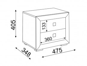Тумба прикроватная Глэдис М30 в Стрежевом - strezhevoj.magazinmebel.ru | фото - изображение 2