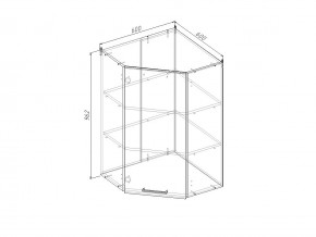 ВУ9 Модуль верхний Угловой МВУ9 в Стрежевом - strezhevoj.magazinmebel.ru | фото